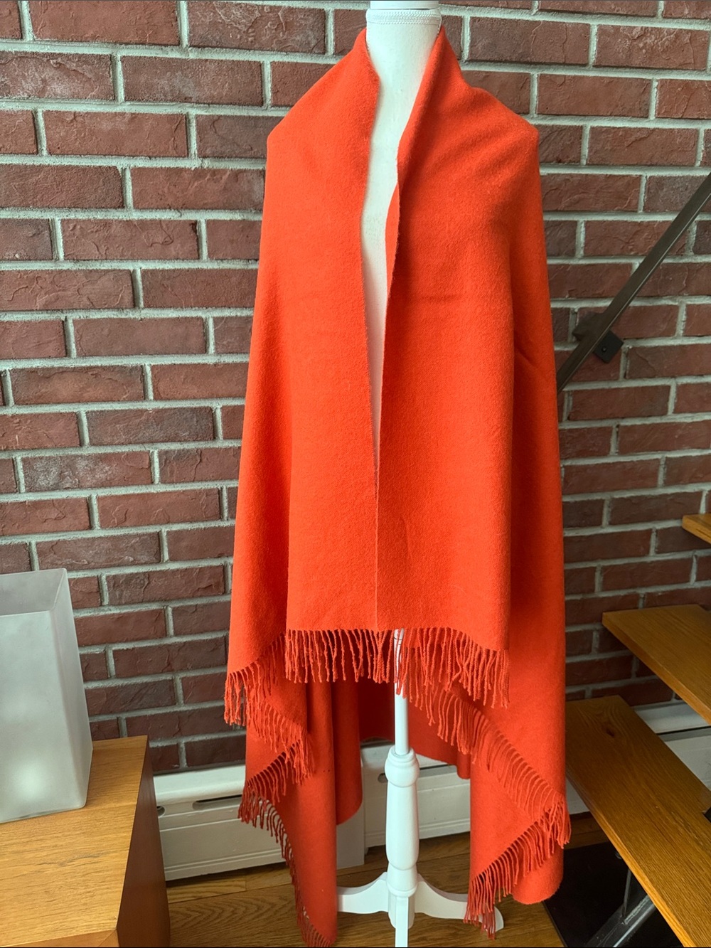 Article Luxury 100% Baby Alpaca Throw Blanket Wrap 50”c76” Made in Peru NWOT